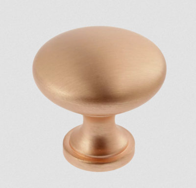 B2C Kitchen Cupboard Cabinet Door Drawer Round Knob Handle Terni By Gtv Copper from B&Q