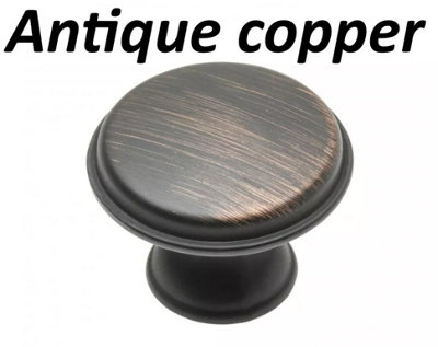 B2C Knob For Drawer Pendant Furniture Cupboard Cabinet Antique Vintage Bronz Handle Antique Copper Cento Knob from B&Q