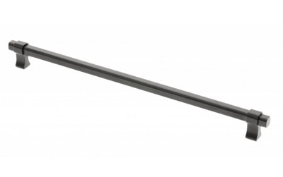 B2C Kitchen Cabinet T Bar Pull Handle Drawer Cupboard Traditional Furniture Modern Length 354mm / 320mm Hole Centre Matt Black from B&Q
