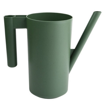 B2C Plastic Plant Watering Can Jug Indoor 2L For Houseplant Lightweight Matt Modern Pine Green from B&Q
