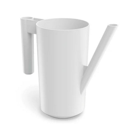 B2C Plastic Plant Watering Can Jug Indoor 2L For Houseplant Lightweight Matt Modern White from B&Q