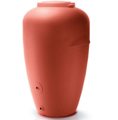 B2C Rainwater Tank Water Butt Plastic Container Garden Storage Barrel 440 L Brick from B&Q