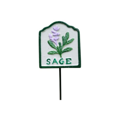 B&Q -  Garden Herb Sign MarkerSage