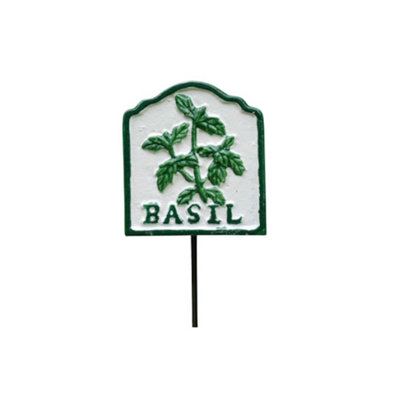B&Q -  Garden Herb Sign MarkerBasil