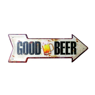 B&Q -  Large Metal Quote Arrow SignGood