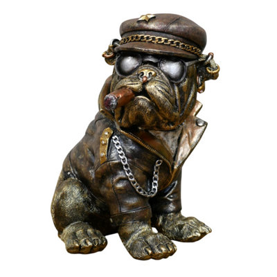 Gifts Direct 2 U Smoking Bulldog Ornament from B&Q