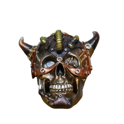 Gifts Direct 2 U Steampunk Skull Horn Resin Ornament from B&Q