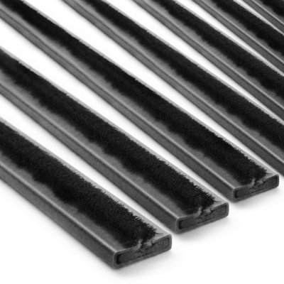 Afit Intumescent Strip Fire And Smoke Brush Fire Door SealFd30/60 30/60 Minutes 15X4X2100Pack Of 10Black from B&Q