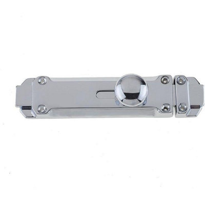 Afit Polished Chrome Architectural Surface Bolt 150mm from B&Q