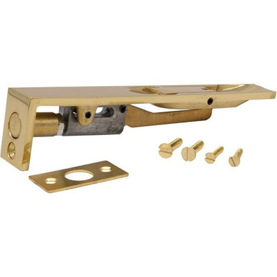 Afit Polished Brass Lever Action Flush BoltBritish Heavy Pattern 250 X 19mm from B&Q