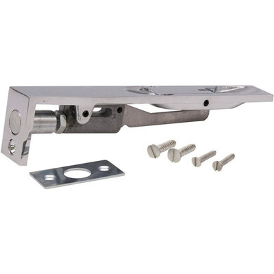 Afit Polished Chrome Lever Action Flush BoltBritish Heavy Pattern 250 X 19mm from B&Q