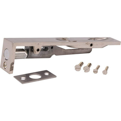 Afit Polished Nickel Lever Action Flush BoltBritish Heavy Pattern 300 X 19mm from B&Q