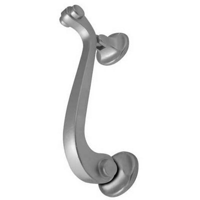 Afit Satin Chrome Scroll Door Knocker 135mm from B&Q