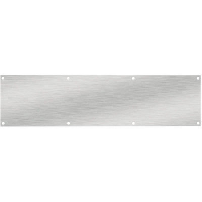 Afit Stainless Door Kickplate Kick Plate 800 X 150 X 1.2mm Satin Stainless Steel from B&Q