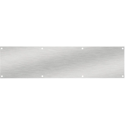 Afit Stainless Door Kickplate Kick Plate 838 X 150 X 1.2mm Satin Stainless Steel from B&Q