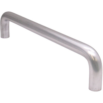 Afit Satin Aluminium Bolt Fixed Pull Handles 225 X 19mm from B&Q