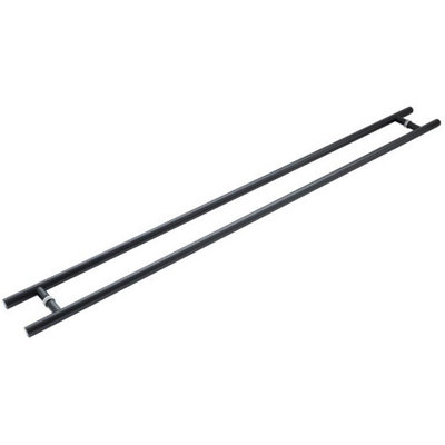 Afit Matt Black Guardsman Pull HandlesBack To Back 1800 X 32 X 1600mm from B&Q