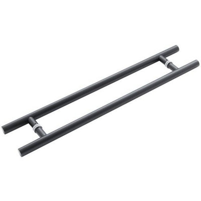 Afit Matt Black Guardsman Pull HandlesBack To Back 800 X 32 X 600 from B&Q