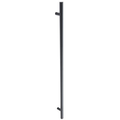 Afit Matt Black Guardsman Pull HandlesBolt Through 1200 X 32 X 1000mm from B&Q