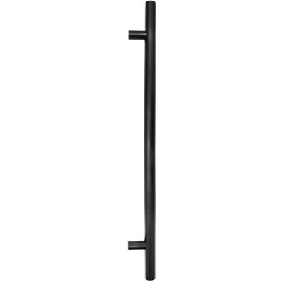 Afit Matt Black Guardsman Pull HandlesBolt Through 800 X 32 X 600mm from B&Q