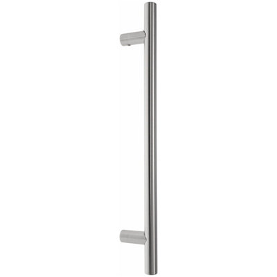 Afit Satin Stainless Guardsman Pull HandlesBolt Through 800 X 32 X 600mm from B&Q