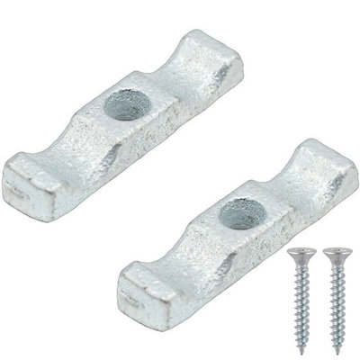 Afit Galvanised Turn Button Rabbit Hutch Latch Catch For Shed Gate Door Greenhouses Pens Includes Screws Pack 2 from B&Q