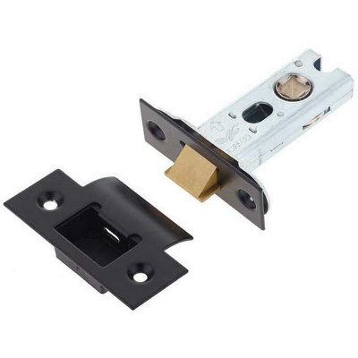 Afit Polished Stainless Bolt Through Tubular Latch Fire Rated78mm Case 57mm Backset