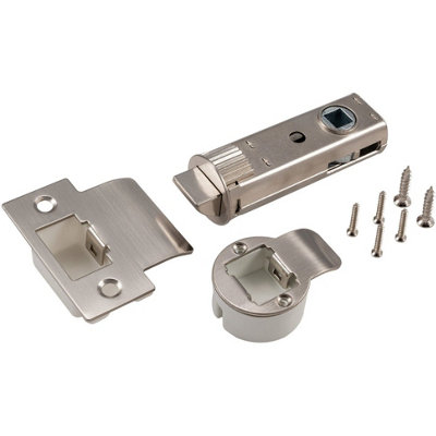 Afit Satin Chrome Easy Quick Fit Tubular Latch76mm Case 57mm Backset
