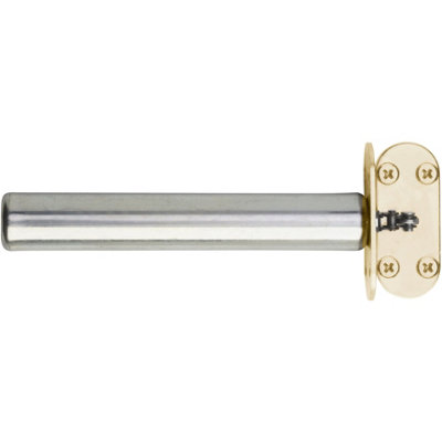 Afit Brass Concealed Chain Fire Door Closer Radius Forend 50 X 25 X 22mm from B&Q