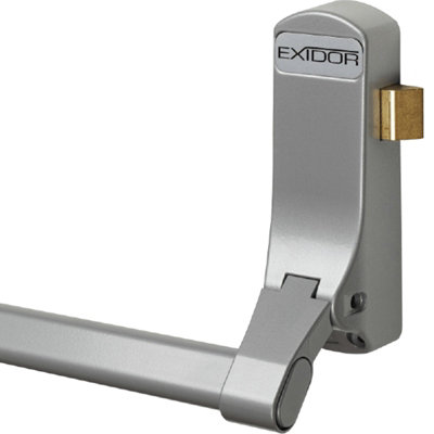 Afit Single Panic Latch Set Escape Exit Panic Door LatchSilver from B&Q