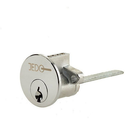 Afit Polished Chrome 5 Pin Replacement Rim Cylinder 32mm from B&Q