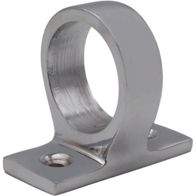 Afit Polished Chrome Sash Ring Eye Window Lift 45mm from B&Q