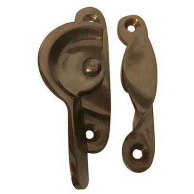 Afit Dark Bronze Narrow Fitch Fastener 65mm from B&Q