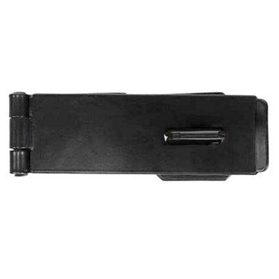 Afit Safety Pattern Hasp & Staple 6 InchBlack from B&Q