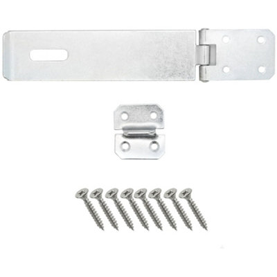 Afit Safety Pattern Hasp & Staple 6 InchZinc from B&Q