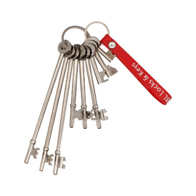 Afit Fb Key Set 9 Keys Fire Brigade Master Key Set Number 7 With Long Gate Keys from B&Q