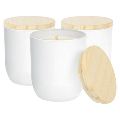 Nicola Spring 3X Coconut & Lime Scented Candles 130G 21H Natural Single Wick Soy Wax Aromatherapy Candle Home Fragrance from B&Q