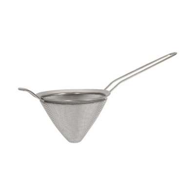 Argon Tableware 10Cm Stainless Steel Conical StrainerMetal Kitchen Strainer Cooking Wire Mesh Skimmer Spoon Sifter Sieve from B&Q