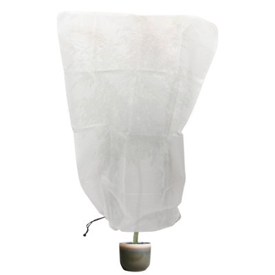 Harbour Housewares Plant Fleece Frost Protection Cover With Drawstring - X 180Cm 120Cm