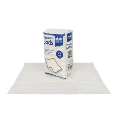 Harbour Housewares Disposable Puppy Training Pads60Cm X 60CmPack Of 25 from B&Q