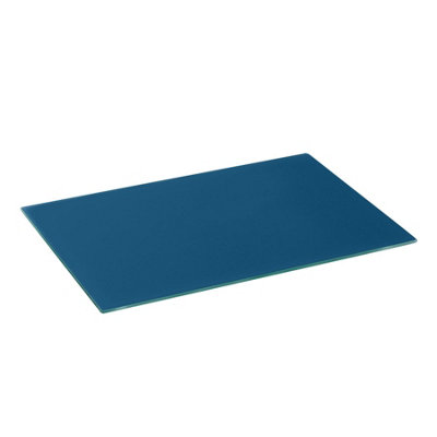 Harbour Housewares Blue Rectangle Glass Chopping Board - X 30Cm - Hague 40Cm