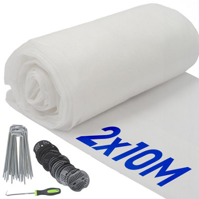 Harbour Housewares 30Gsm Plant Fleece Frost Protection Set2M X 10M (1 Roll)Horticultural Winter Wrap Cover Protector from B&Q