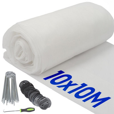 Harbour Housewares 30Gsm Plant Fleece Frost Protection Set10M X 10M (5 Rolls)Horticultural Winter Wrap Cover Protector from B&Q