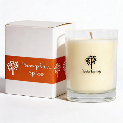 Nicola Spring Pumpkin Spice Soy Wax Candle - Image 5
