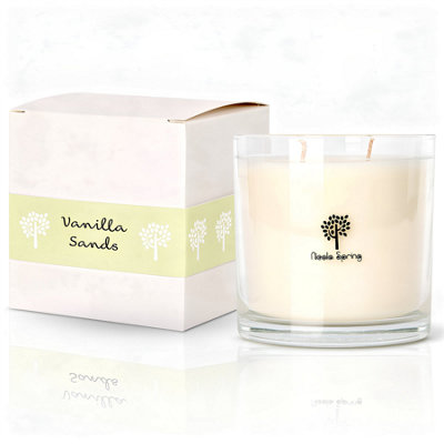 Nicola Spring Soy Wax Scented Candle - Vanilla Sands 400G