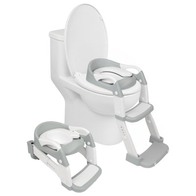 2-In-1 Adjustable Potty Training Toilet Seat - Size: 3.35 X 1.4 X 4.15Cm - Wilko White Harbour Housewares - Image 6