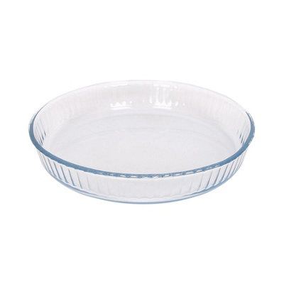 Argon Tableware Round Glass Oven Dish26 X 26CmOptical Baking Casserole Lasagne Roasting Roaster Cooking Tray Bowl from B&Q