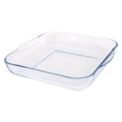 Argon Tableware Square Glass Oven Dish30Cm X 27.5Cm from B&Q