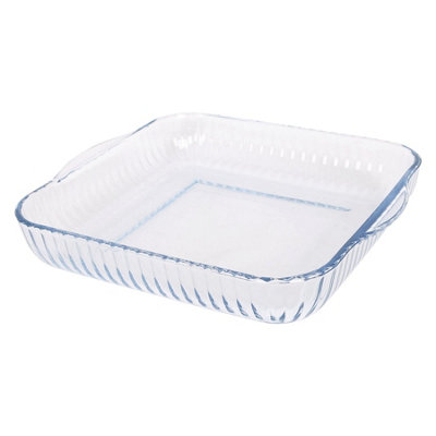 Argon Tableware Square Glass Oven Dish30 X 27.5CmOptical Baking Casserole Lasagne Roasting Roaster Cooking Tray Bowl from B&Q