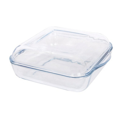 Argon Tableware Square Glass Oven Dish With Lid24Cm X 21Cm from B&Q